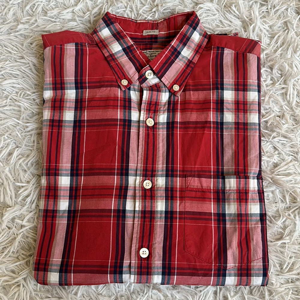 J. Crew Slim Fit Plaid Shirt